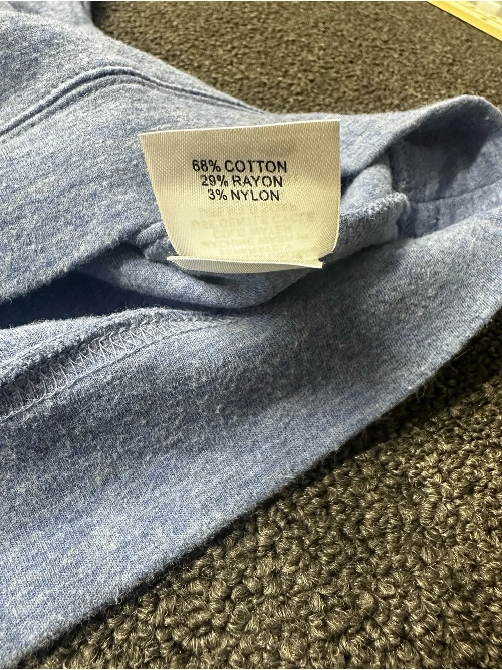 Masters Collection Men’s Quarter Zip Pullover Size XL Blue